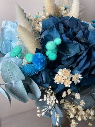 Ramo novia preservado y complementos