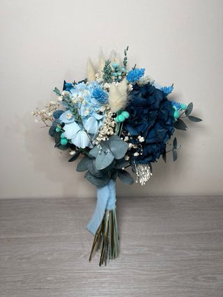 Ramo novia preservado y complementos