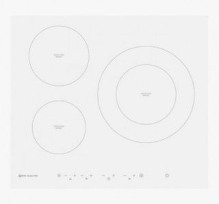 ¡OFERTA, Placa inducción 3 zonas blanca!