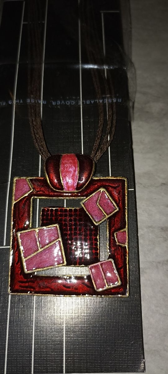 Colgante Manhattan Rojo y Rosa