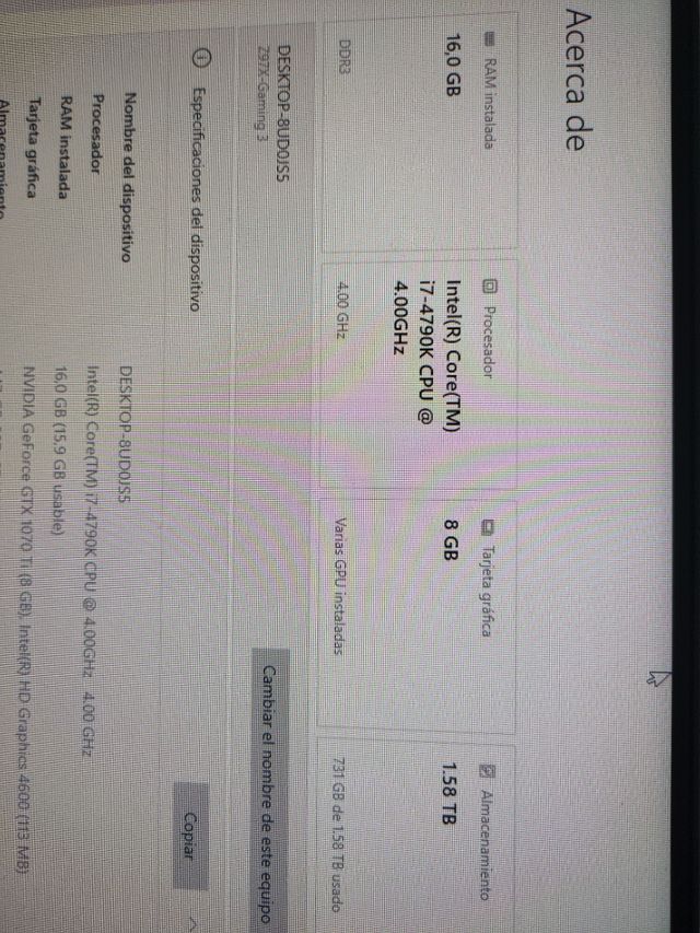 Mesa PC Gamer - Escritorio Gaming
(Escucho oferta)