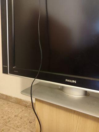 Tele plasma 40" negra y gris