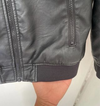Giacca Pelle Terranova nera