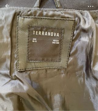 Giacca Pelle Terranova nera