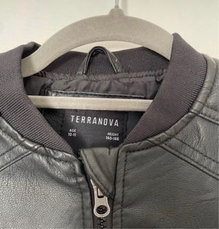 Giacca Pelle Terranova nera