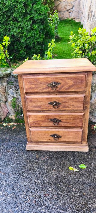 Mesilla 4 cajones -madera pino-