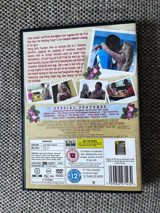 2 DVDs comedia romántica: Barrymore