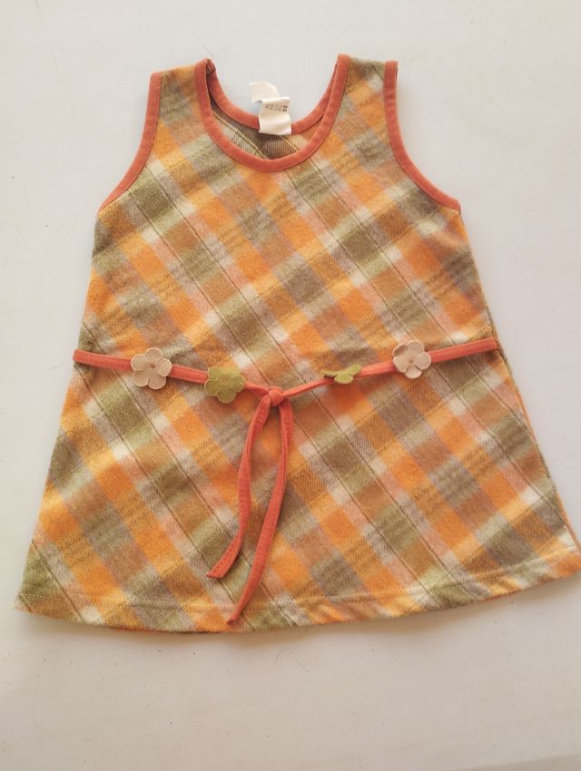 Vestido niña cuadros 18 meses