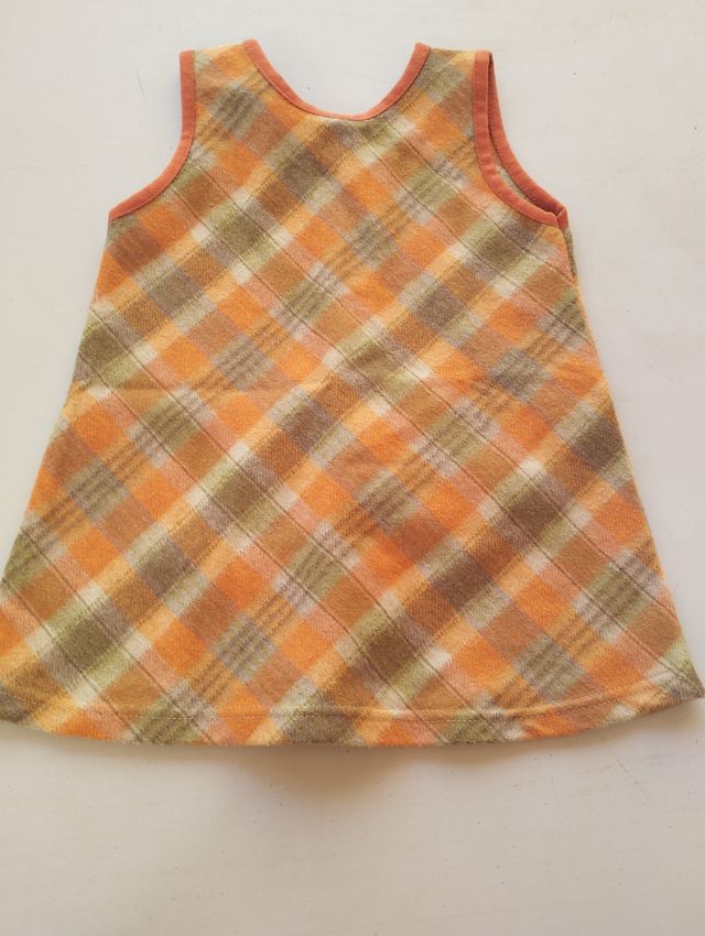 Vestido niña cuadros 18 meses