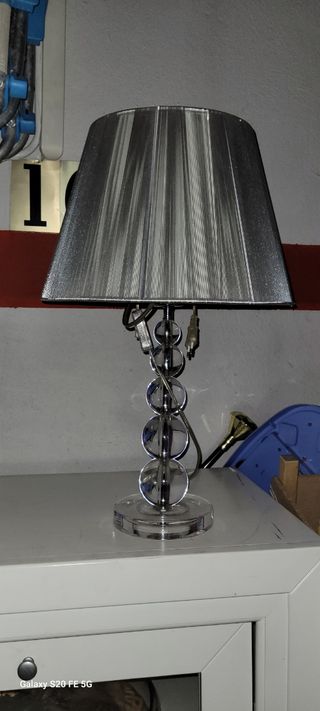 Lámpara mesa moderna - cristal