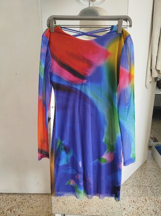 Vestido Bershka multicolor