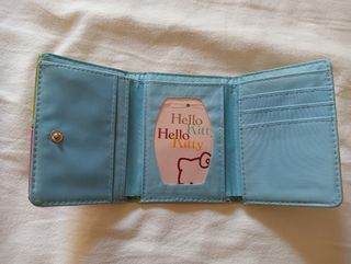 Bolso y cartera Hello Kitty azul