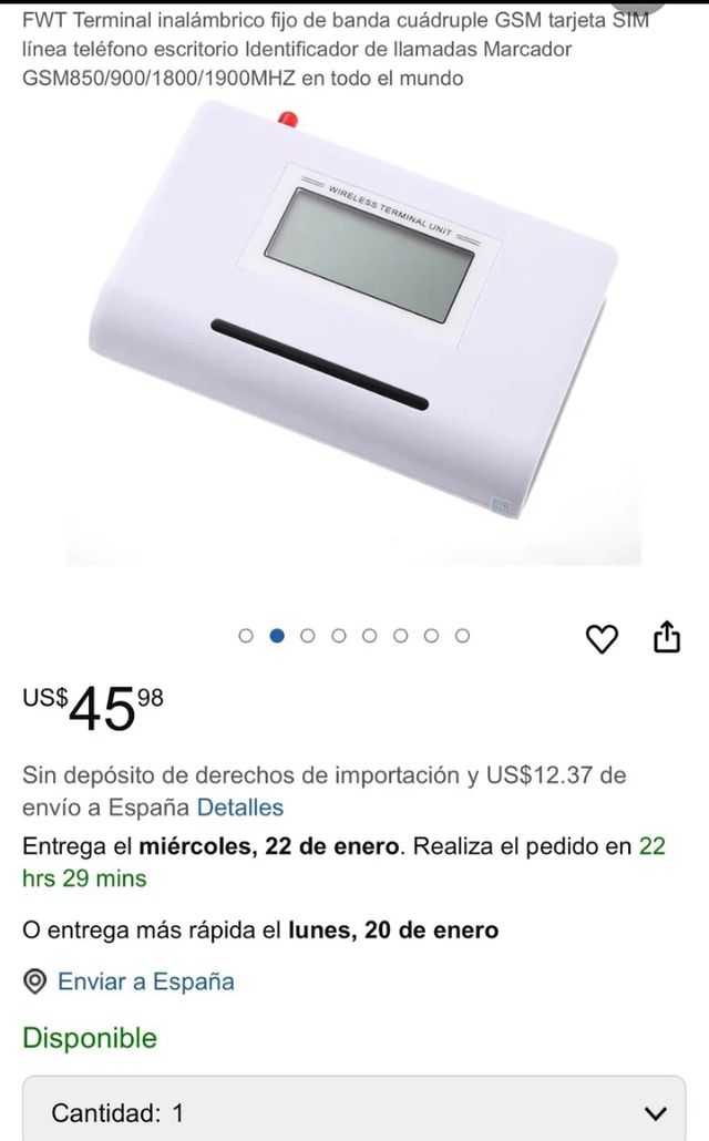 Terminal Inalámbrica Fija