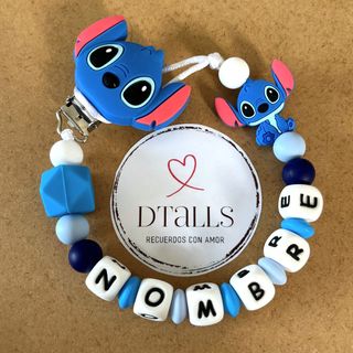 Chupetero personalizado Stitch