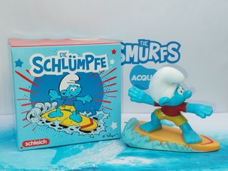 Puffi Puffo Burlone su una tavola da surf McDonal