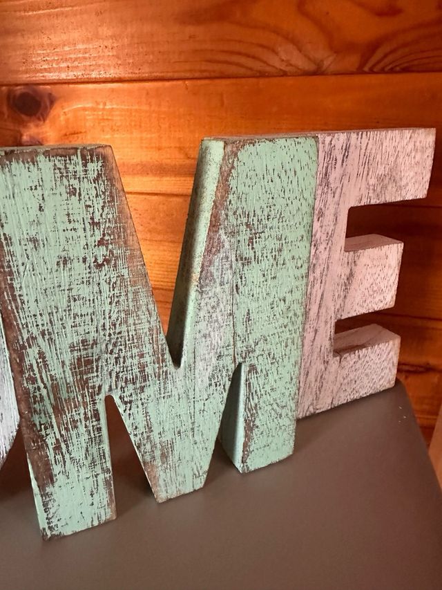 Decoración HOME letras madera