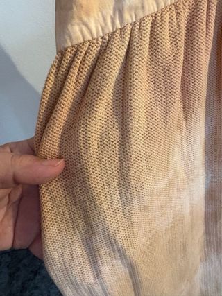 Vestido largo Zara beige verano