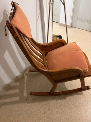 Mecedora madera vintage
