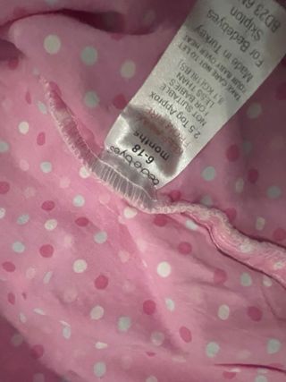 Saco dormir bebé 6-18m rosa