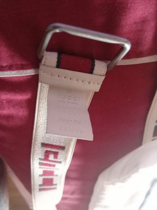 Cinturón Gucci Rojo Beige