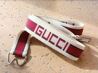 Cinturón Gucci Rojo Beige