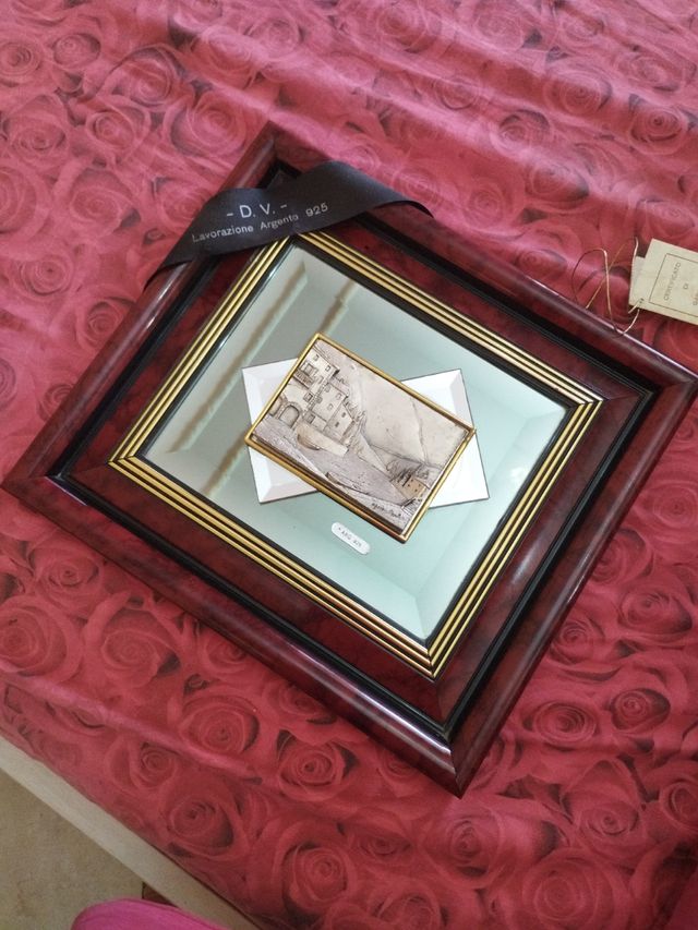 Quadro argento 925 vintage