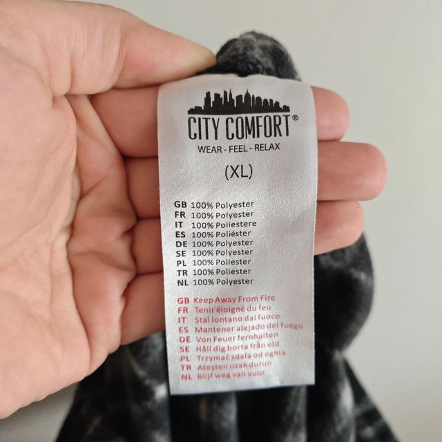 Pantalones a cuadros pijama de hombre XL