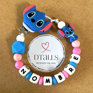 Chupetero personalizado Stitch