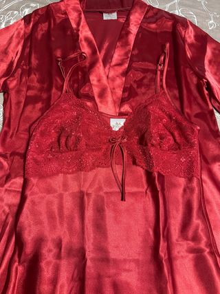Espectacular conjunto lencero