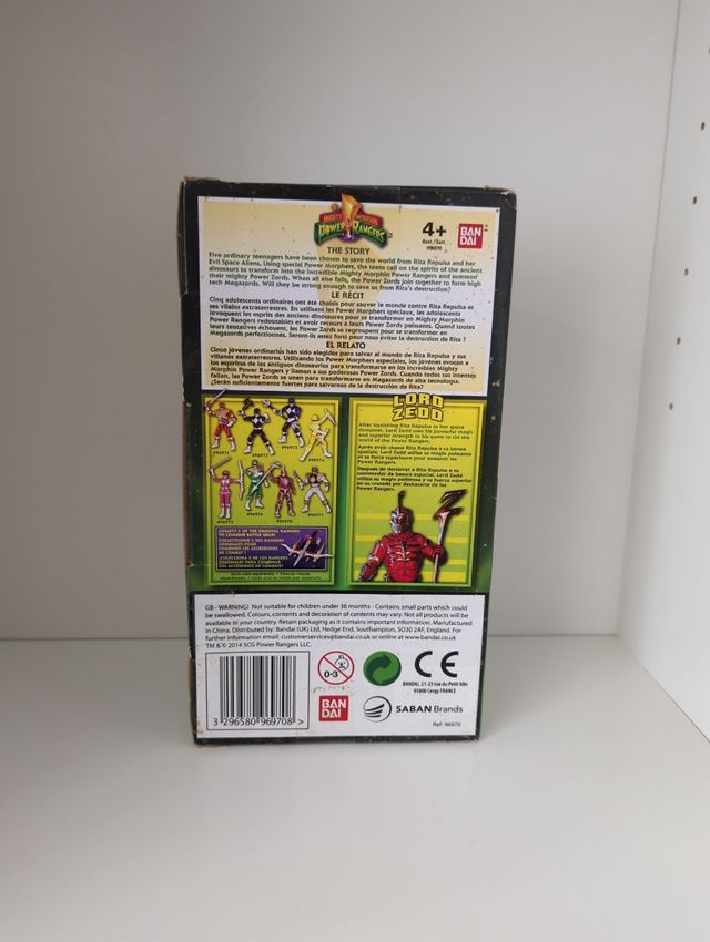 Figura Lord Zedd Mighty Morphin Power Rangers