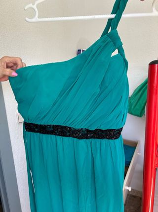 Vestido fiesta - Tirantes asimétricos