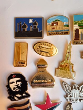 20 PINS DEL MUNDO - LUGARES CULTURA GUERRA