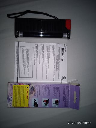  Linterna UV  Luz Negra Detector Billetes falsos 