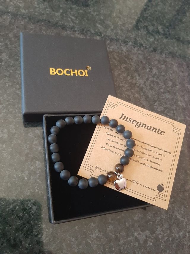 Braccialetto BOCHOI nero & marrone