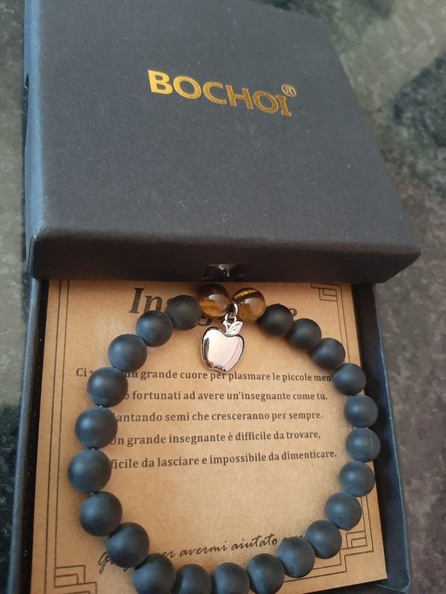 Braccialetto BOCHOI nero & marrone