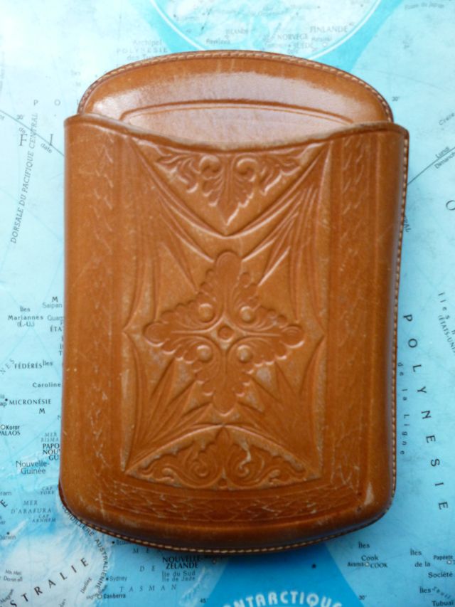 3 Estuches Piel Vintage para puros u otros