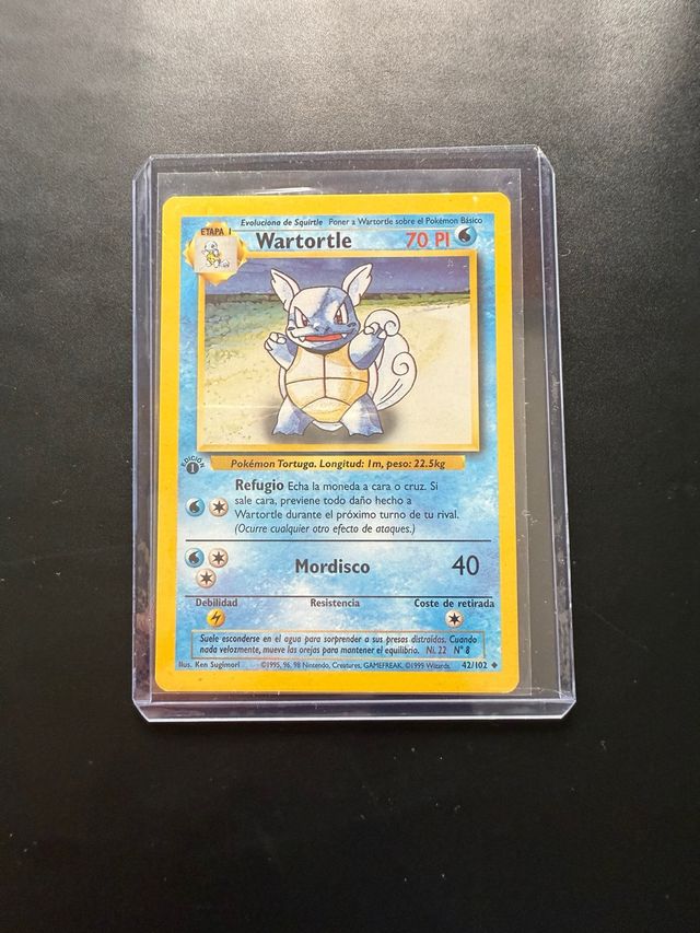 Wartortle - Base Set 1ª Edición coleccionistas 