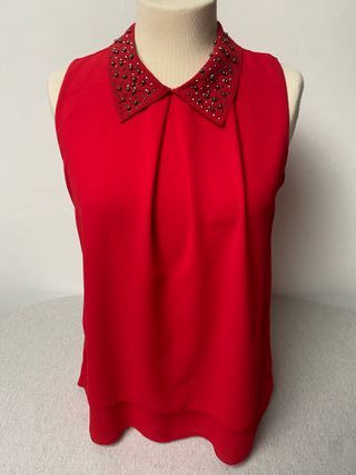Top rosso americano Moda Fashion made in Italy L