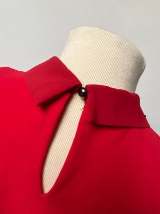 Top rosso americano Moda Fashion made in Italy L