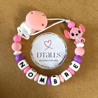 Chupetero personalizado Stitch