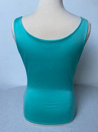 Canotta top CWK acquamarina made in Italy tg M