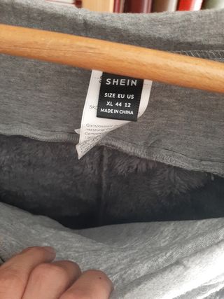 Pantalón premamá marrón-gris