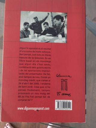 DIGUE' M AGOSARAT ( Els monolegs )