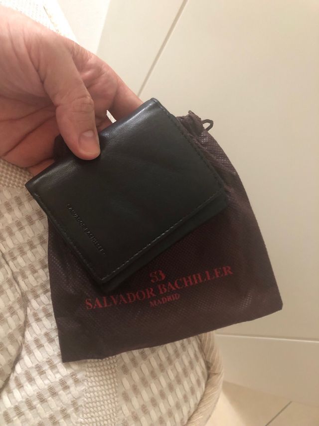 Cartera Piel Salvador Bachiller Negra