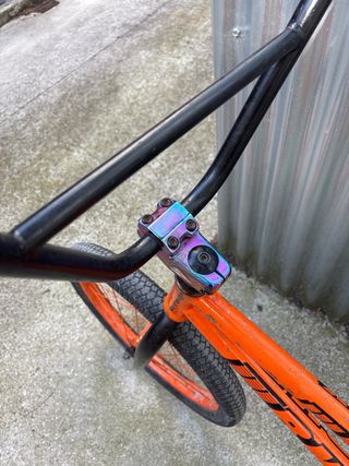 BMX naranja + Freno de rotor