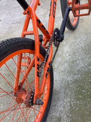 BMX naranja + Freno de rotor