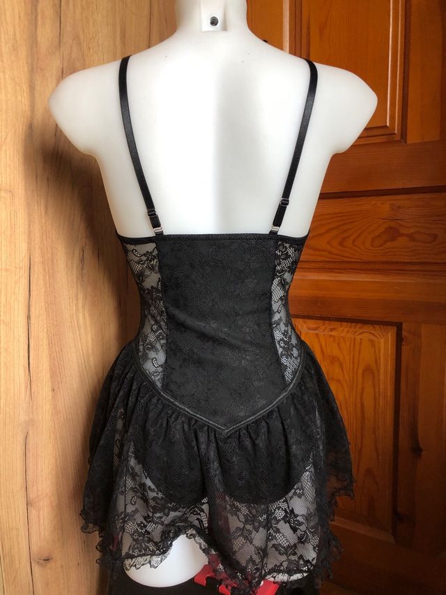 Body encaje negro