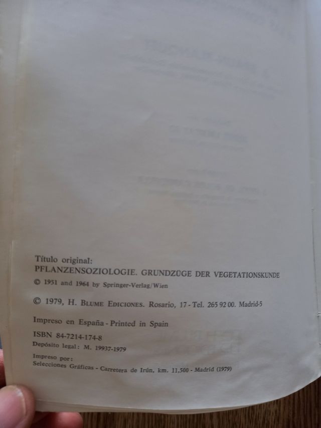 Fitosociología,bases para el estudio com.vegetales