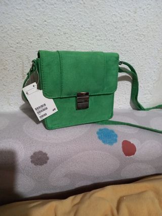 Bolso bandolera H&M verde