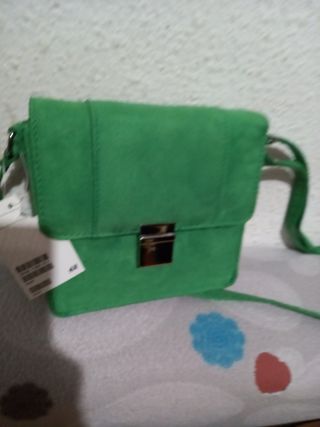 Bolso bandolera H&M verde